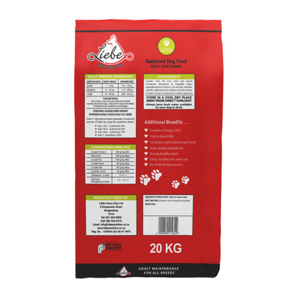 Liebe Adult with Aloe (20% Protein) - Image 2