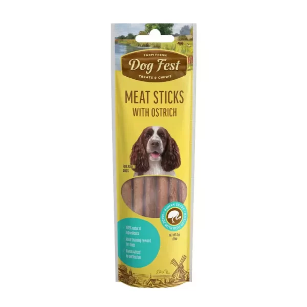 DOGFEST OSTRICH STICKS